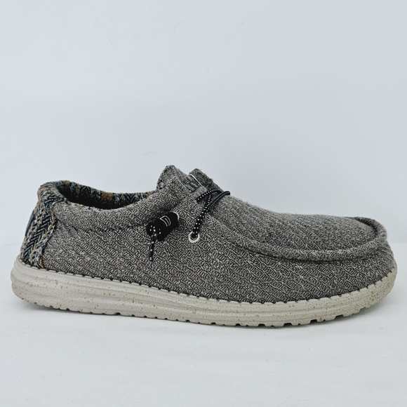 Hey Dude Wally Baja Blanket Slip-On Shoe in Gray Size 10 - Picture 3 of 15